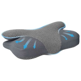 VidaXL Poduszka z poduszką Szary 59 x 38 x 14 cm Poliester