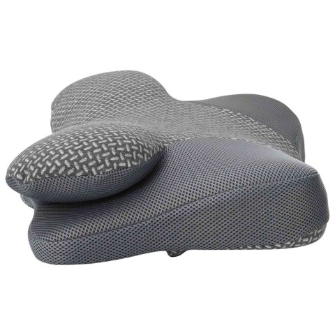 VidaXL Poduszka z poduszką Szary 59 x 38 x 14 cm Poliester