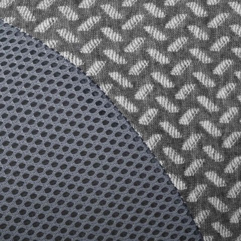 VidaXL Poduszka z poduszką Szary 59 x 38 x 14 cm Poliester