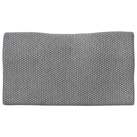 VidaXL Poduszka z poduszką Szary 60 x 34 x 11 cm Poliester