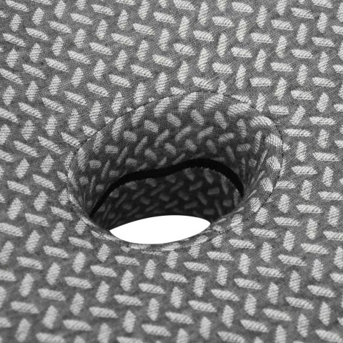 VidaXL Poduszka z poduszką Szary 60 x 37 x 13 cm Poliester