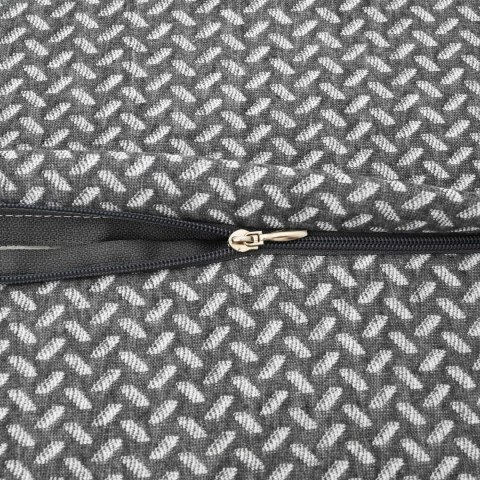 VidaXL Poduszka z poduszką Szary 60 x 37 x 13 cm Poliester