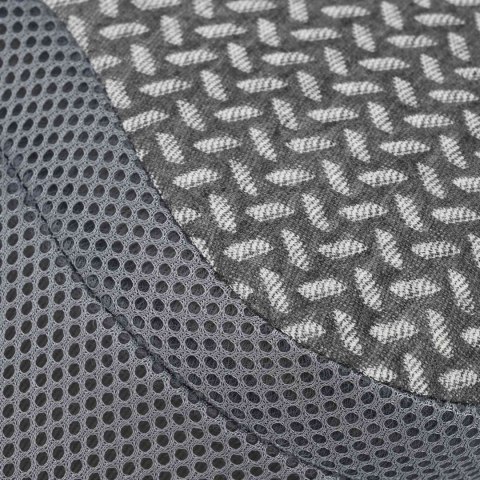 VidaXL Poduszka z poduszką Szary 60 x 37 x 13 cm Poliester