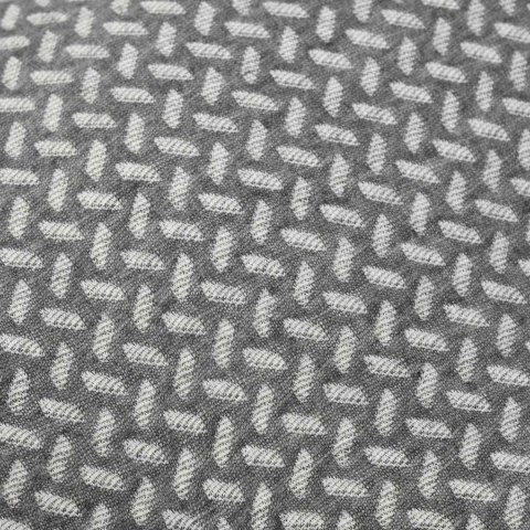 VidaXL Poduszka z poduszką Szary 60 x 37 x 13 cm Poliester