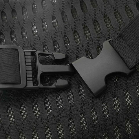 PODUSZKA Z PODUSZKĄ Z REGULACJĄ 2 SZT CZARNY 4D SIATECZKA