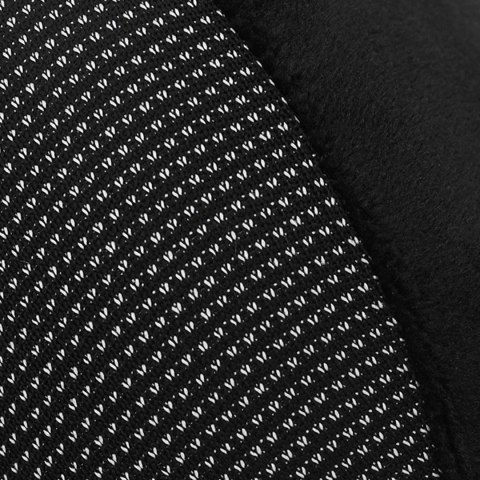 VidaXL Poduszka z poduszką Z regulacją Czarny 28 x 25 x 14 cm Aksamit