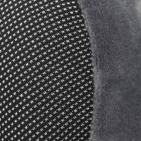 VidaXL Poduszka z poduszką Z regulacją Szary 28 x 25 x 14 cm Aksamit