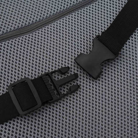 VidaXL Poduszka z poduszką Z regulacją Szary 34 x 31.5 x 12 cm Siatka