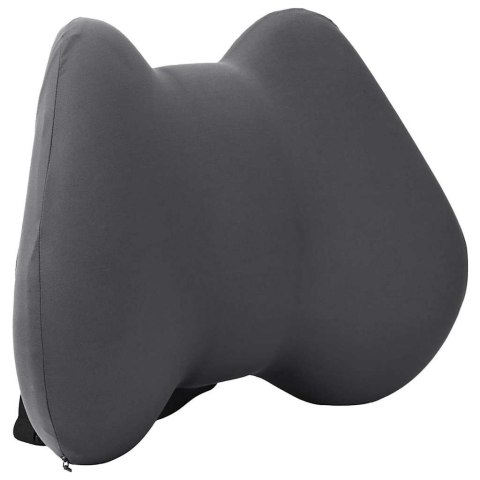 PODUSZKA Z PODUSZKĄ Z REGULACJĄ SZARY 42X32X14CM POLIESTER