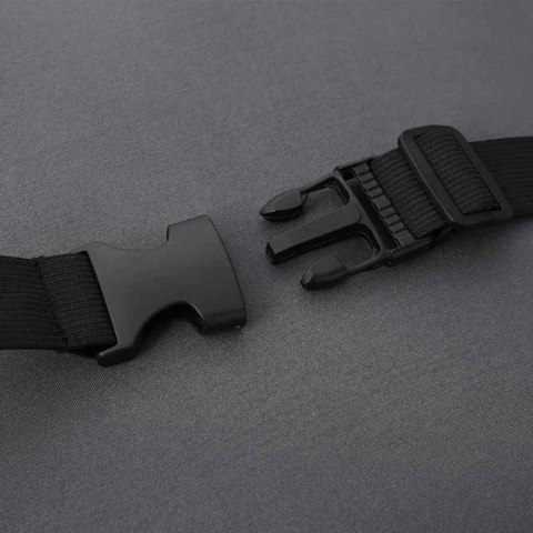 PODUSZKA Z PODUSZKĄ Z REGULACJĄ SZARY 42X32X14CM POLIESTER