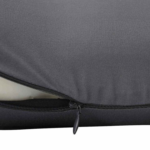 PODUSZKA Z PODUSZKĄ Z REGULACJĄ SZARY 42X32X14CM POLIESTER