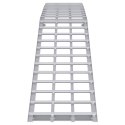 RAMPA ZAŁADUNKOWA SREBRNY 230X44X13CM ALUMINIUM