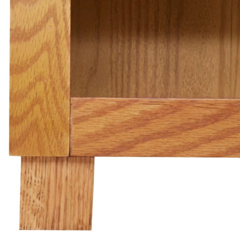 REGAŁ SZAFKA Z PÓŁKIAMI BRĄZOWA 80X 35X 95CM