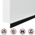 VidaXL Szczotki uszczelniające do drzwi samoprzylepne 2 pcs Biały