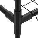 VidaXL 3-poziomowy stojak na rośliny Czarny 100 x 32 x 102 cm Stal
