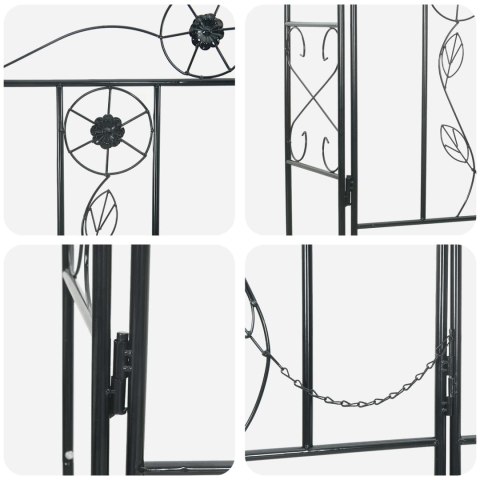 ŁUK OGRODOWY GŁADKI CZARNY