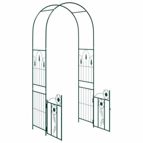 ŁUK OGRODOWY GŁADKI ZIELONY 102X50X218CM