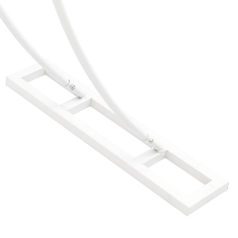 VidaXL Łuk Ślubny Biały 223 x 45 x 201 cm Stal