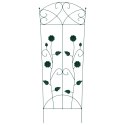 VidaXL Ogrodzenie Ogrodowe Krata 3 pcs Zielony 112 x 40 cm Stal