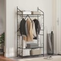NOWOCZESNA SZAFA OTWARTA REGAŁ GARDEROBA METALOWY STOJAK MINIMALISTYCZNY