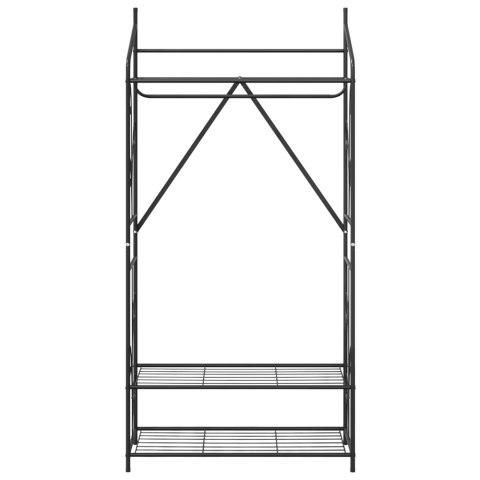 NOWOCZESNA SZAFA OTWARTA REGAŁ GARDEROBA METALOWY STOJAK MINIMALISTYCZNY