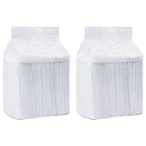 VidaXL Podkład treningowy dla zwierząt Gładki 100 pcs 60 x 60 cm