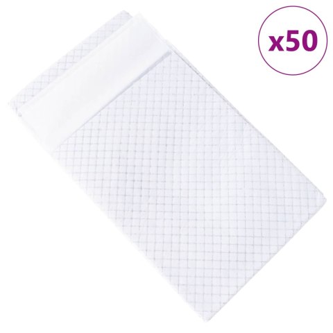 VidaXL Podkład treningowy dla zwierząt Gładki 50 pcs 120 x 80 cm