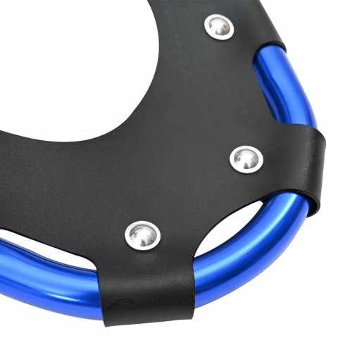 VidaXL Rakiety śnieżne 3 w 1 z kijami trekkingowymi Niebieski 25 cali