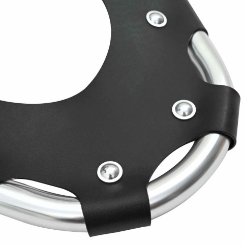 VidaXL Rakiety śnieżne 3 w 1 z kijami trekkingowymi Srebrny 25 cali