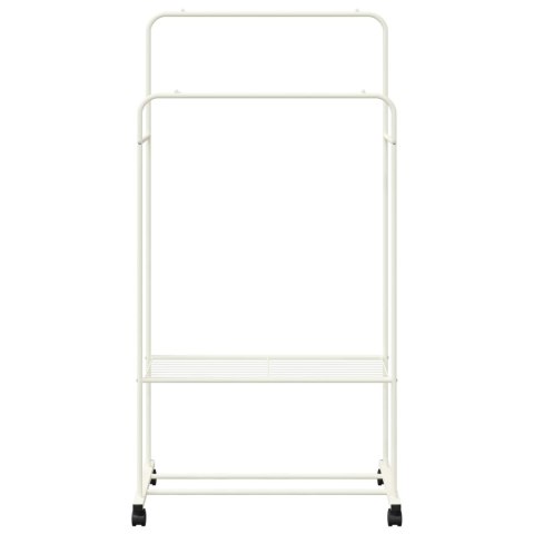 VidaXL Wieszak na Ubrania Gładki Biały