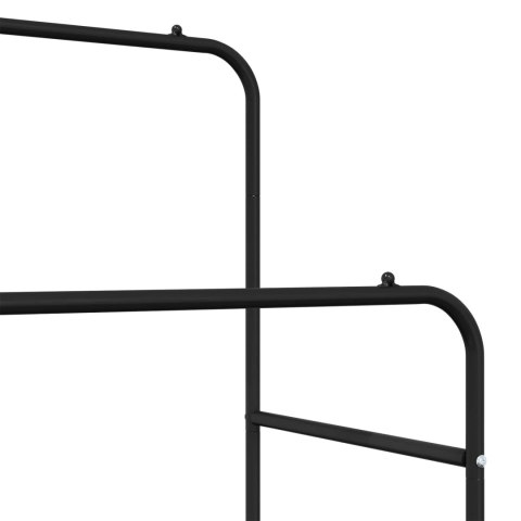 VidaXL Wieszak na Ubrania Gładki Czarny