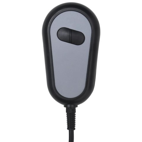 ELEKTRYCZNY FOTEL MASUJĄCY JASNOSZARY TKANINA