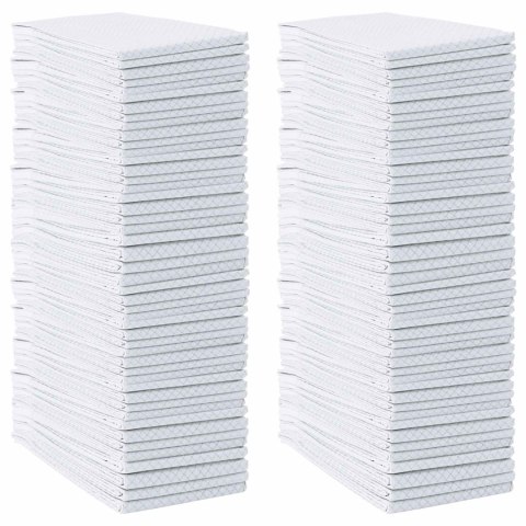 VidaXL Podkład treningowy dla zwierząt Gładki 100 pcs 120 x 80 cm