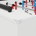 VidaXL Stół do piłkarzyków Biały 125 x 60,5 x 80 cm