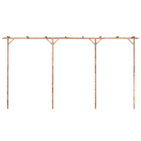 VidaXL Pergola bambusowa, 385 x 40 x 205 cm