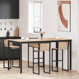 STÓŁ BAROWY NATURALNY 110X55X105CM LITE DREWNO SOSNOWE