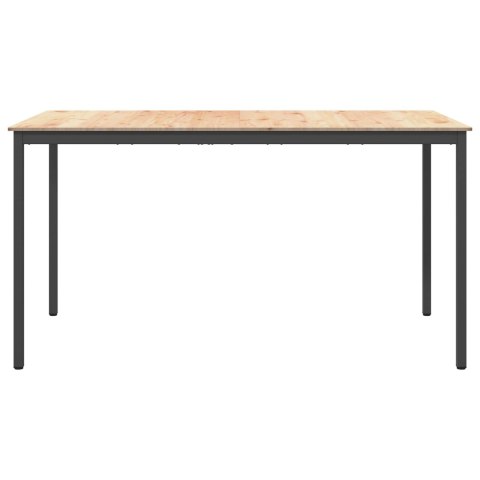 STÓŁ BAROWY NATURALNY 110X55X105CM LITE DREWNO SOSNOWE