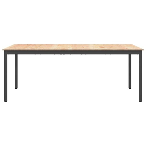 STÓŁ JADALNY NATURALNY 200X100X75CM LITE DREWNO SOSNOWE