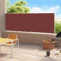 ZWIJANA MARKIZA BOCZNA NA TARAS 180X500CM BRĄZOWA