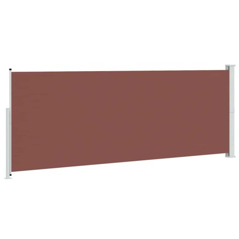 ZWIJANA MARKIZA BOCZNA NA TARAS 180X500CM BRĄZOWA