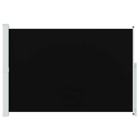 VidaXL Zwijana markiza boczna na taras, 200x300 cm, czarna