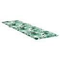 PODUSZKA NA LEŻAK SŁONECZNY KWIATOWY ZIELONY 200X70X4CM