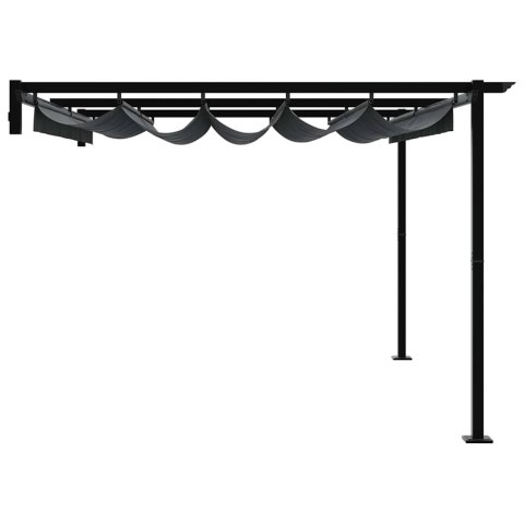 VidaXL Altana Montowana na Ścianie Antracyt Stal