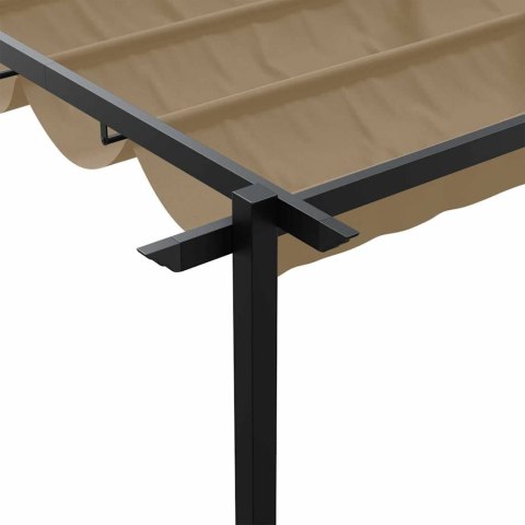 VidaXL Altana Montowana na Ścianie Ciemnoszary Stal