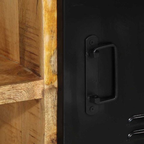 ŁAWKA NA BUTY BRĄZOWY 100X40X50CM LITE DREWNO MANGO