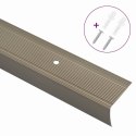 LISTWY SCHODOWE 10 SZT SZAMPAŃSKI 67CM ALUMINIUM