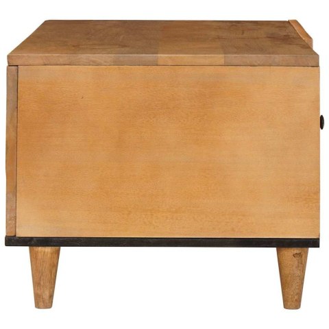 VidaXL Stolik kawowy Jasny Brąz 80 x 50 x 40 cm Lite drewno akacjowe