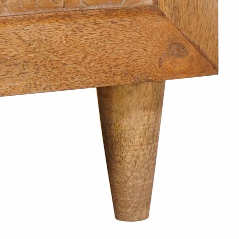 VidaXL Stolik kawowy Jasny Brąz 80 x 50 x 40 cm Lite drewno akacjowe