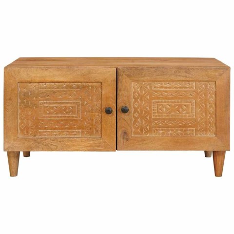 VidaXL Stolik kawowy Jasny Brąz 80 x 50 x 40 cm Lite drewno akacjowe