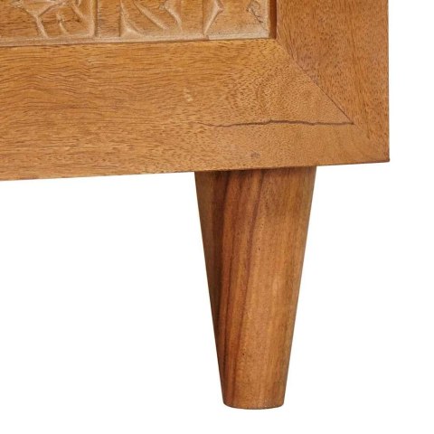 VidaXL Stolik kawowy Jasny Brąz 80 x 50 x 40 cm Lite drewno akacjowe